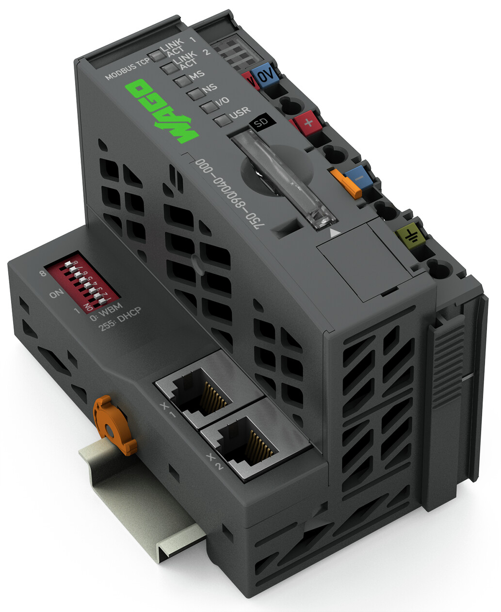 WAGO 750 Series Controller, 24 V Supply, 2-Input