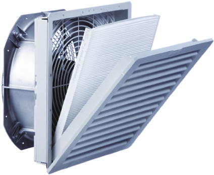 Pfannenberg PF 67.000 SL Series Filter Fan, 400 V ac, AC Operation, 705m³/h Filtered, 2125m³/h Unimpeded, IP55, 320 x