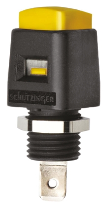 Schutzinger Yellow Terminal Post, 33 V ac, 70V dc, 16A