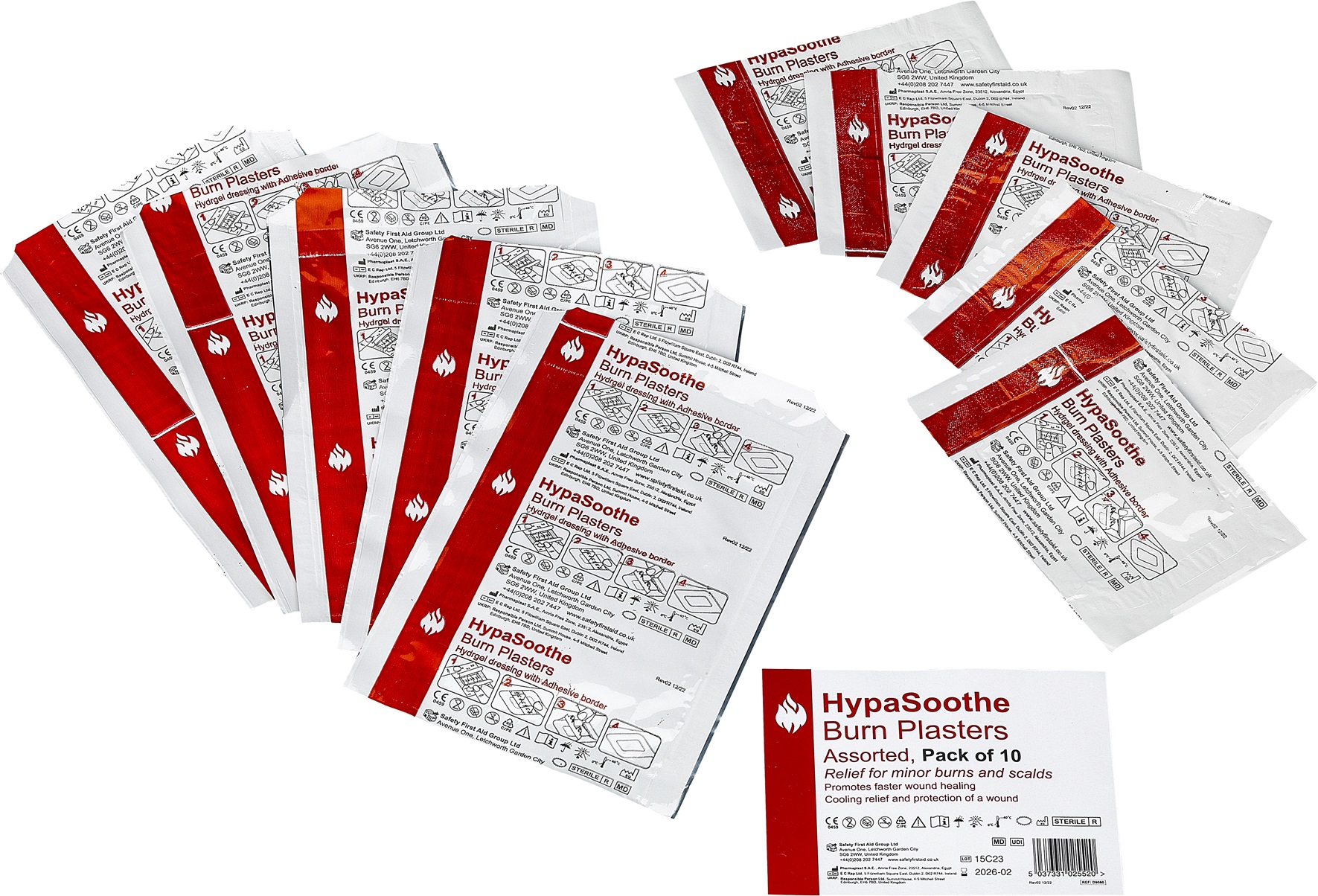 RS PRO Polyurethane Transparent Plasters Plaster, 10 Per Package 65, 100mm