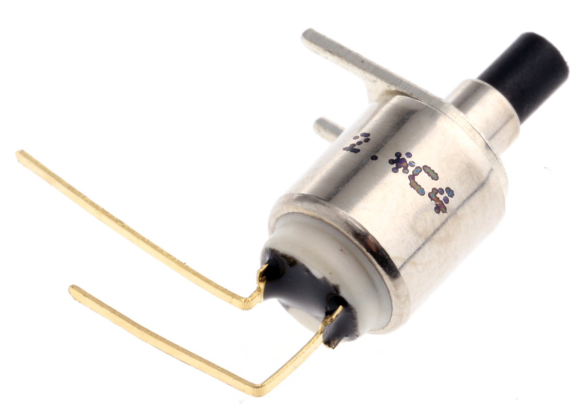 APEM Miniature Push Button Switch, Momentary, PCB, 4.2mm Cutout, SPST, 30V dc