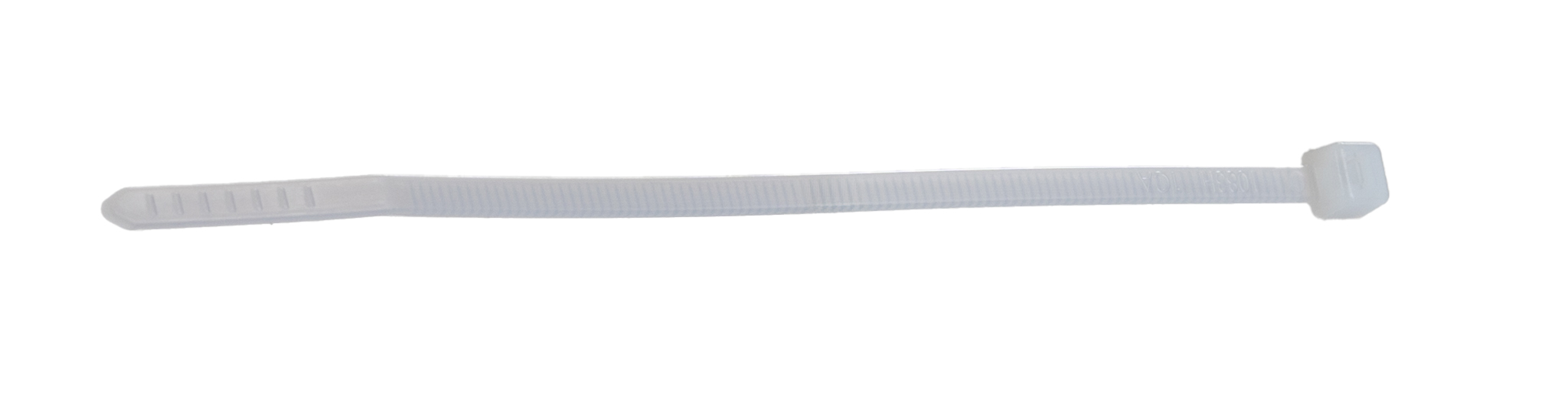 HellermannTyton Cable Tie, 100mm x 2.5 mm, Natural Polyamide 6.6 (PA66), Pk-100
