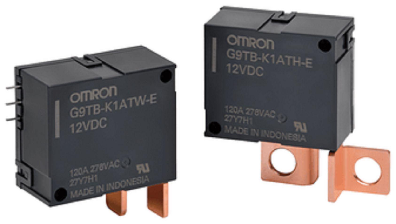 Omron Screw Mount Latching Power Relay, 12V dc Coil, 120A Switching Current, SPST