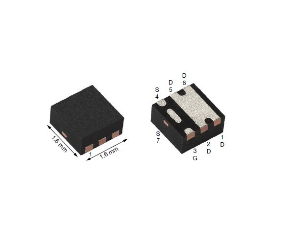 Vishay SIB Type P-Channel MOSFET, 4.5 A, 30 V P, 6-Pin PowerPAK SC-75 SIB4317EDK-T1-GE3