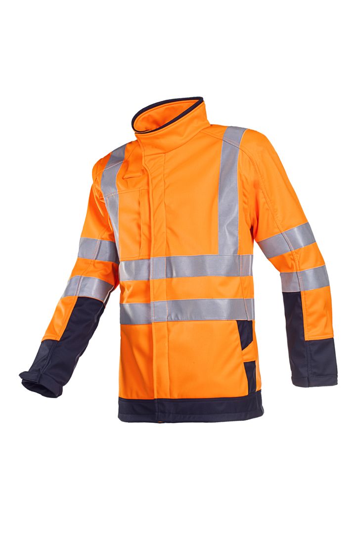 Sioen Orange/Navy Arc Flash Jacket, L
