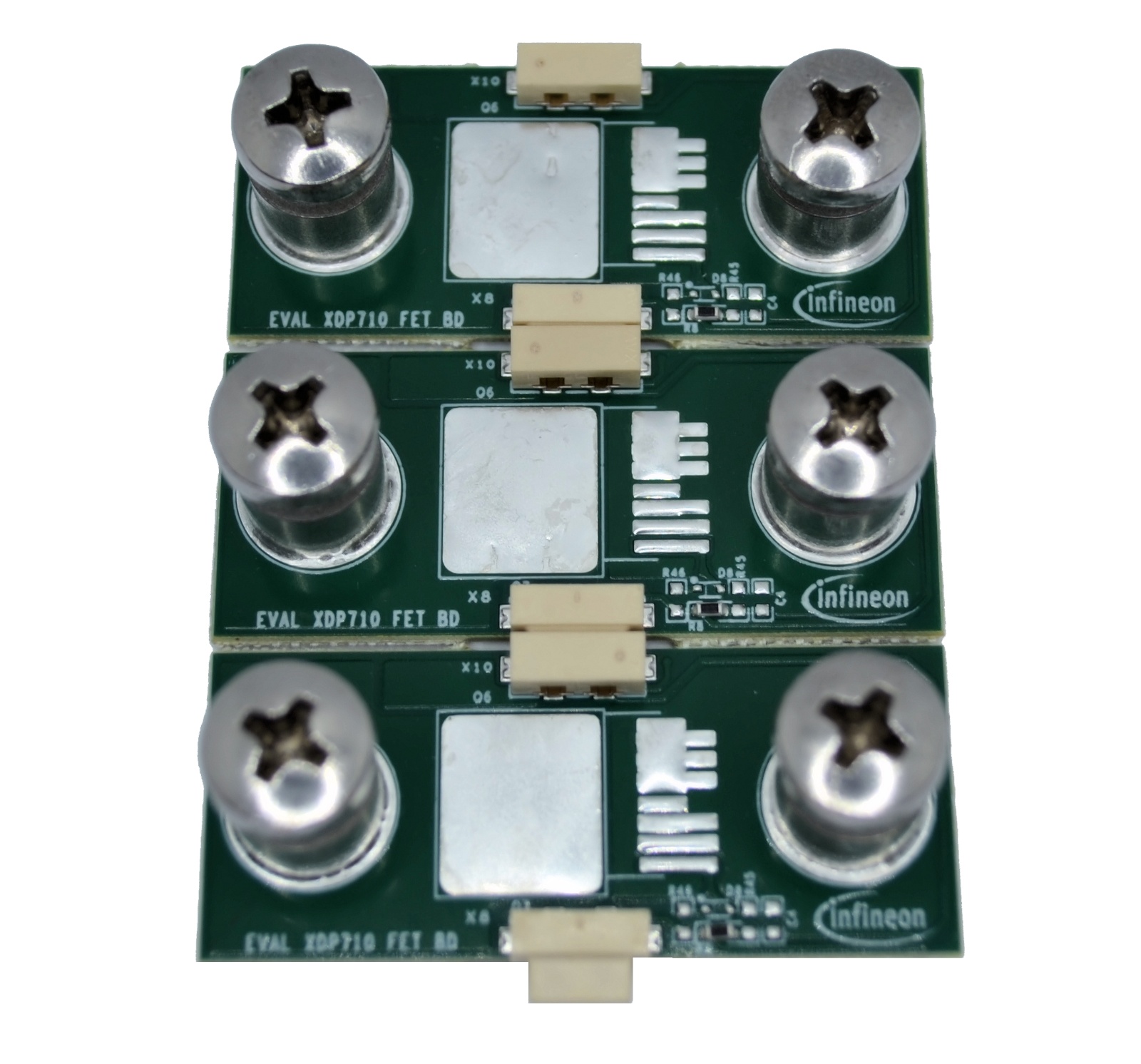 Infineon Evaluation Board Evaluation Board for Three MOSFET Adapter Boards without MOSFET for Evaluation Of XDP710002
