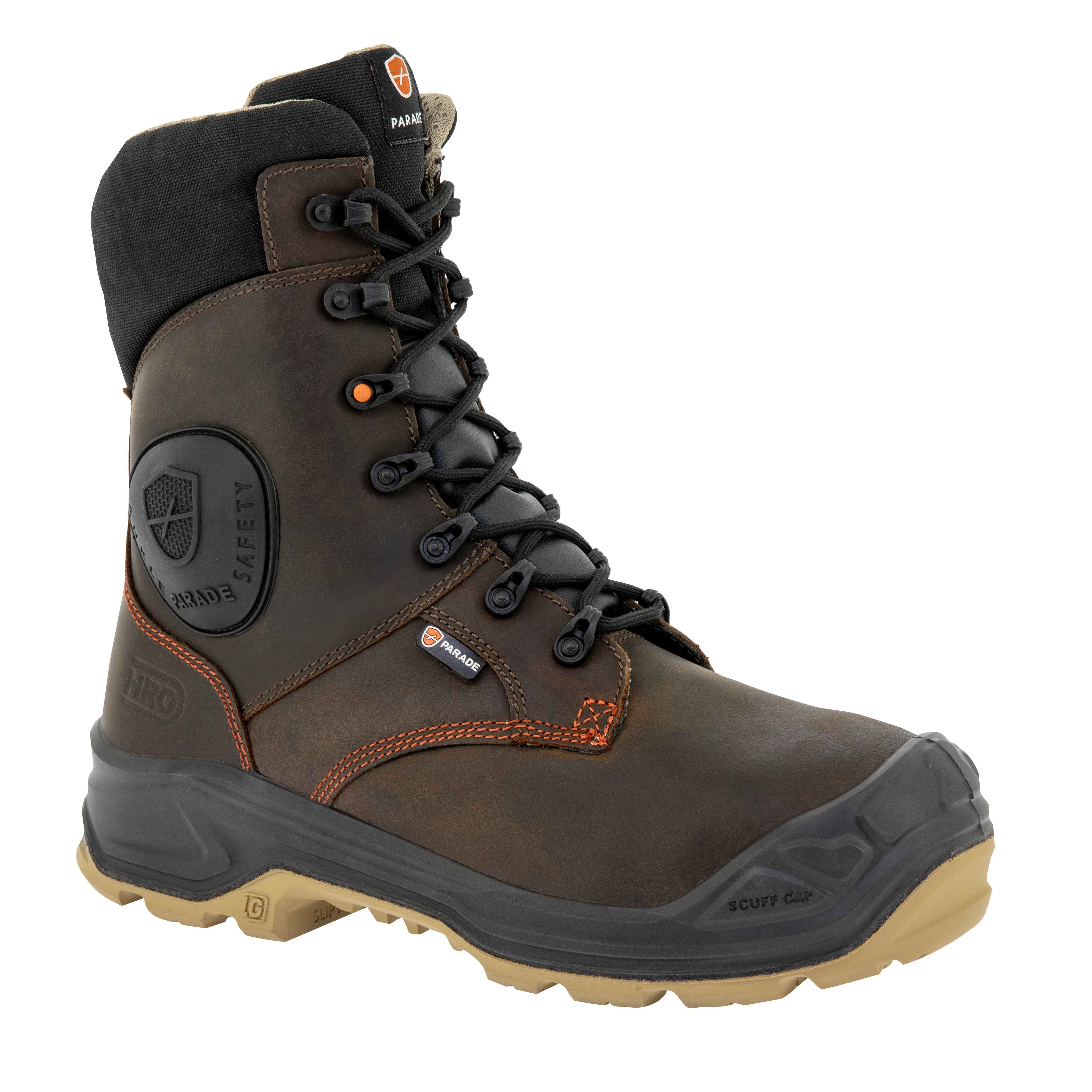 Parade NARENA Black Composite Toe Capped Unisex Ankle Safety Boots, UK 6, EU 39