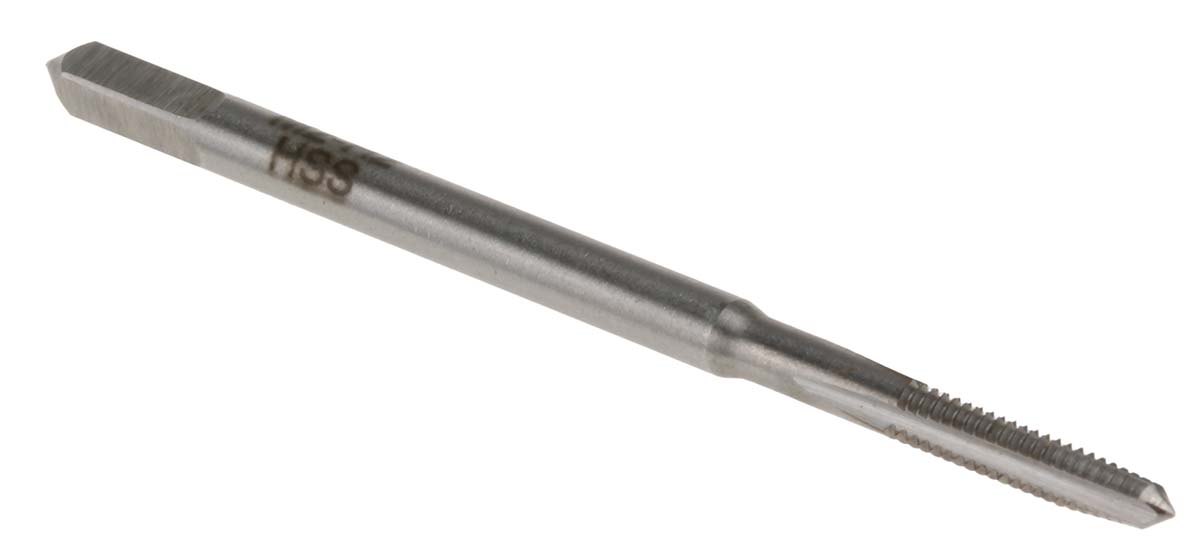 RS PRO Tap Set HSS 2-Piece 0.4mm Pitch Metric Standard Hand Tap M2 Thread