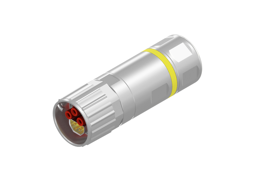 CONEC Connector, 7 Contacts, Cable, B17 Connector, Socket, Female, IP65, IP67, 57-20 Series