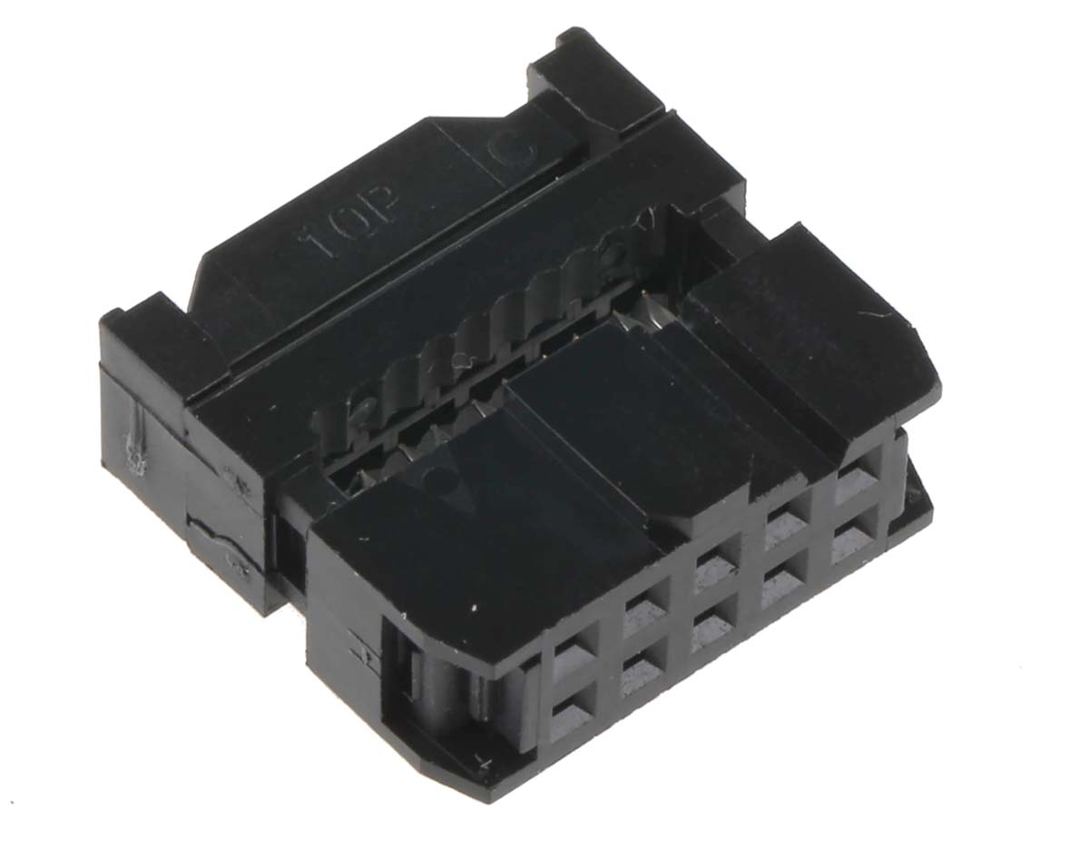 Amphenol Communications Solutions 10-Way IDC Connector Socket for Cable Mount, 2-Row