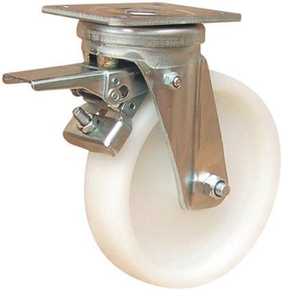 Guitel Hervieu Braked Swivel Castor Wheel, 700kg Capacity, 150mm Wheel