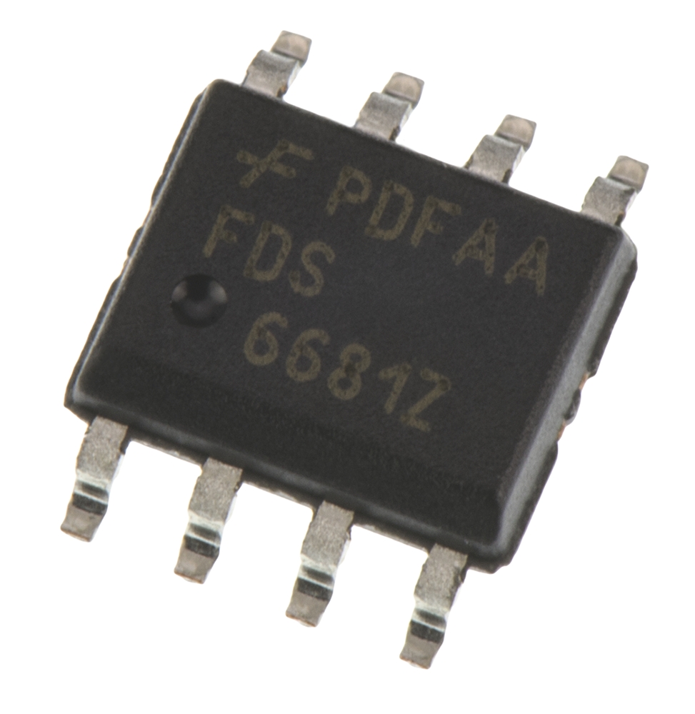 onsemi PowerTrench Type P-Channel MOSFET, 20 A, 30 V Enhancement, 8-Pin SOIC FDS6681Z