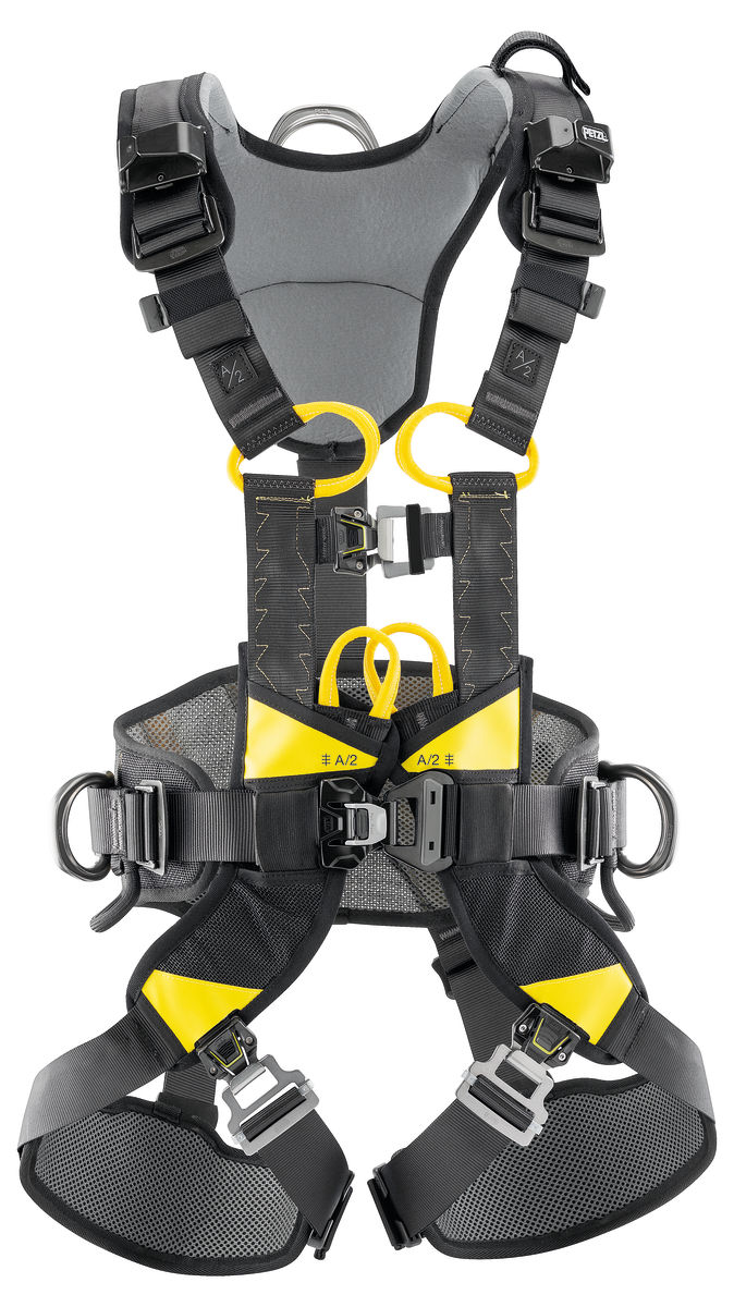 Petzl C072AA00 Front, Rear, Centre Waist, Side Attachment Fall Arrest Harness, 100kg Max