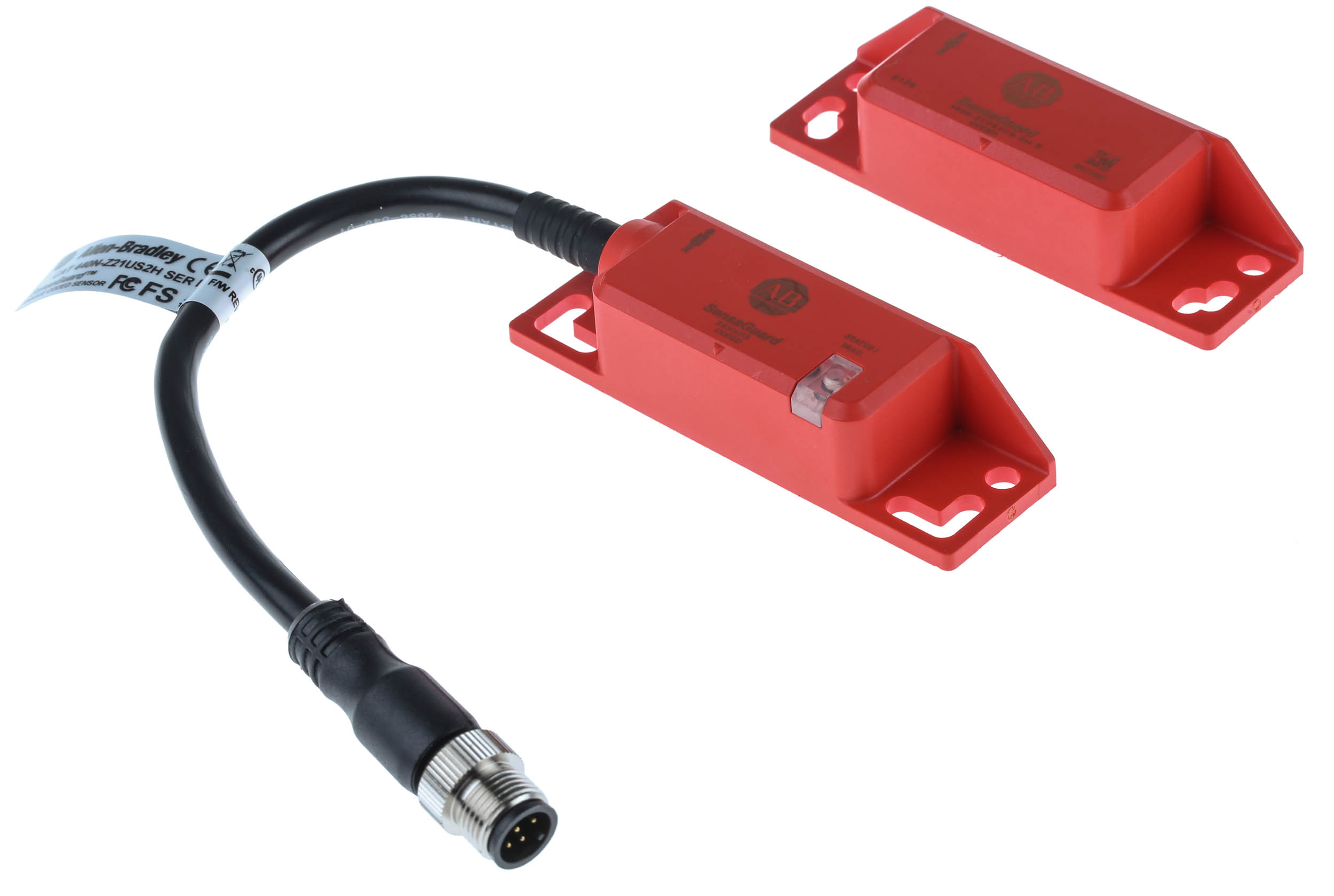 Allen Bradley Guardmaster 440N Series RFID Non-Contact Safety Switch, 24V dc, Plastic Housing, M12