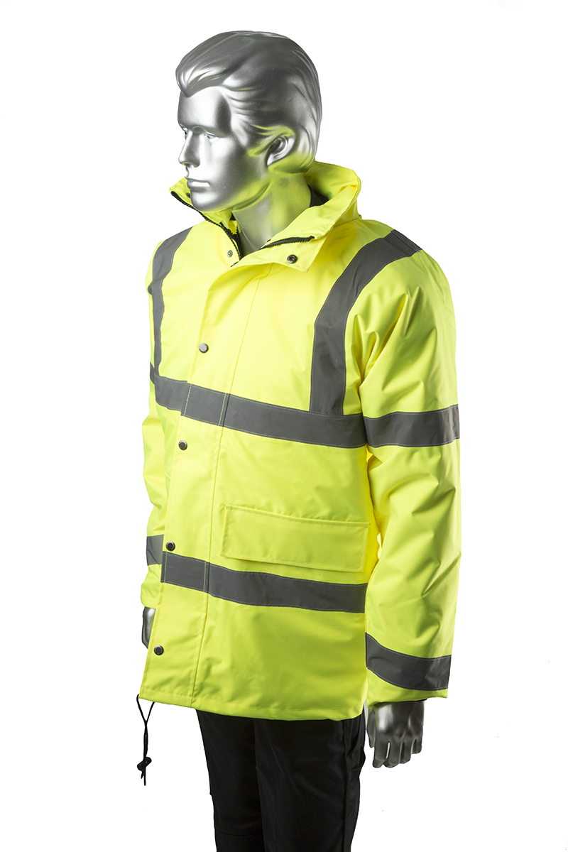 Portwest Yellow Men Hi Vis Traffic Jacket, L