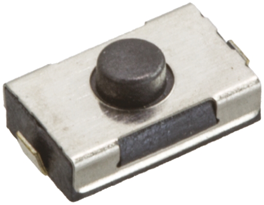 Wurth Elektronik Black Tactile Switch, SPST 50 mA @ 12 V dc 0.8mm Surface Mount