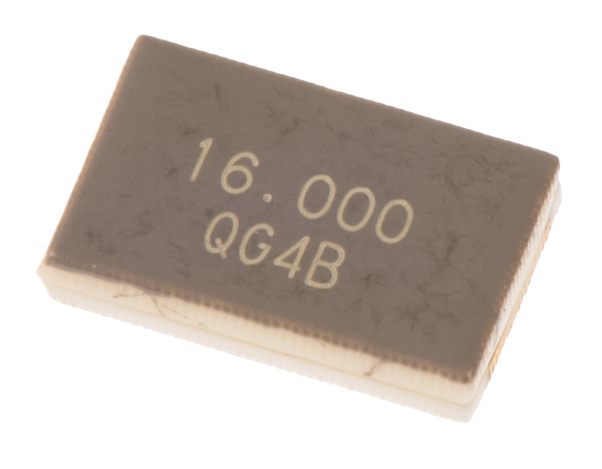 QANTEK 16MHz Crystal ±20ppm SMD 2-Pin 5 x 3.2 x 1.1mm