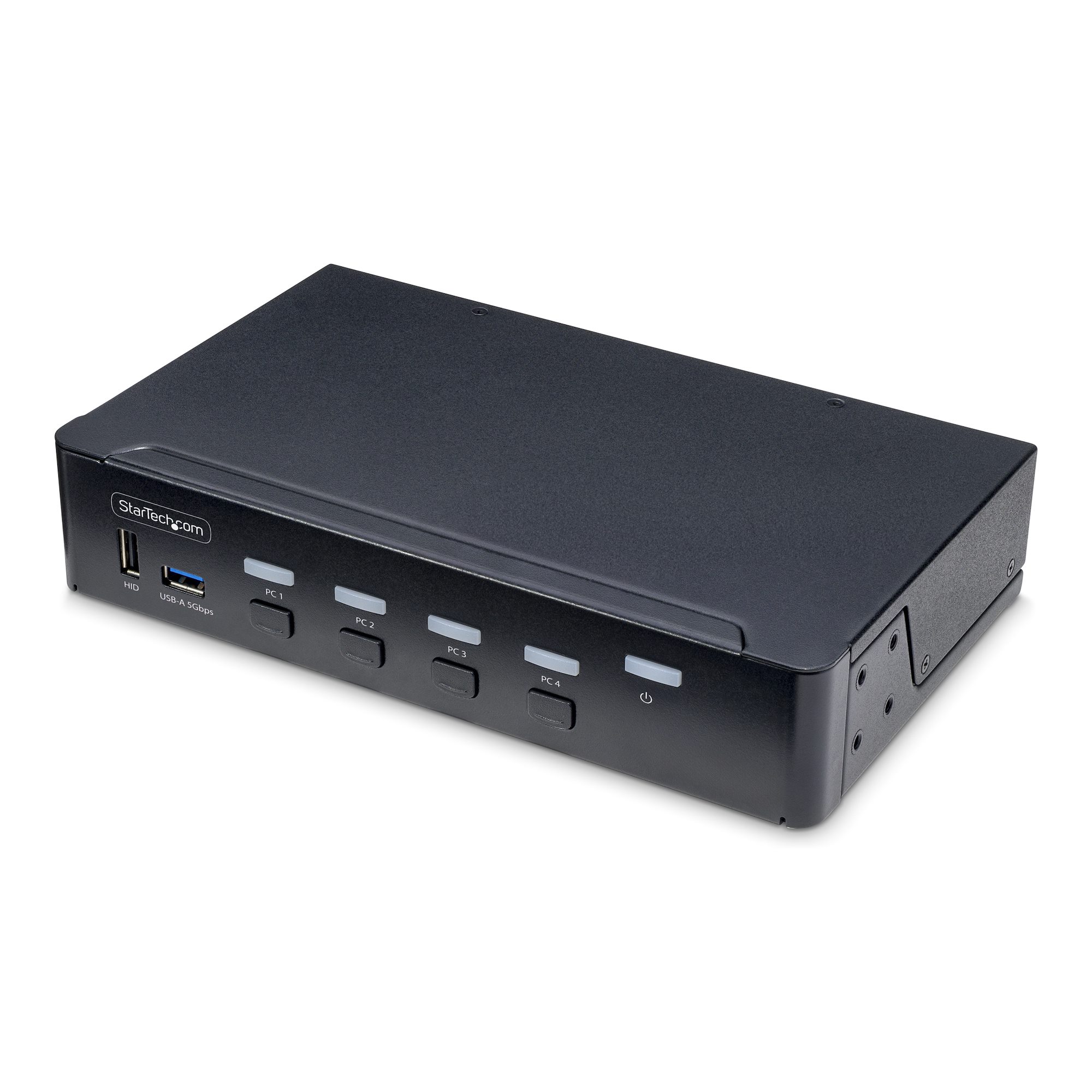 StarTech.com 4 Port USB DisplayPort KVM Switch, 3.5 mm Stereo 4096 x 2160 Maximum Resolution