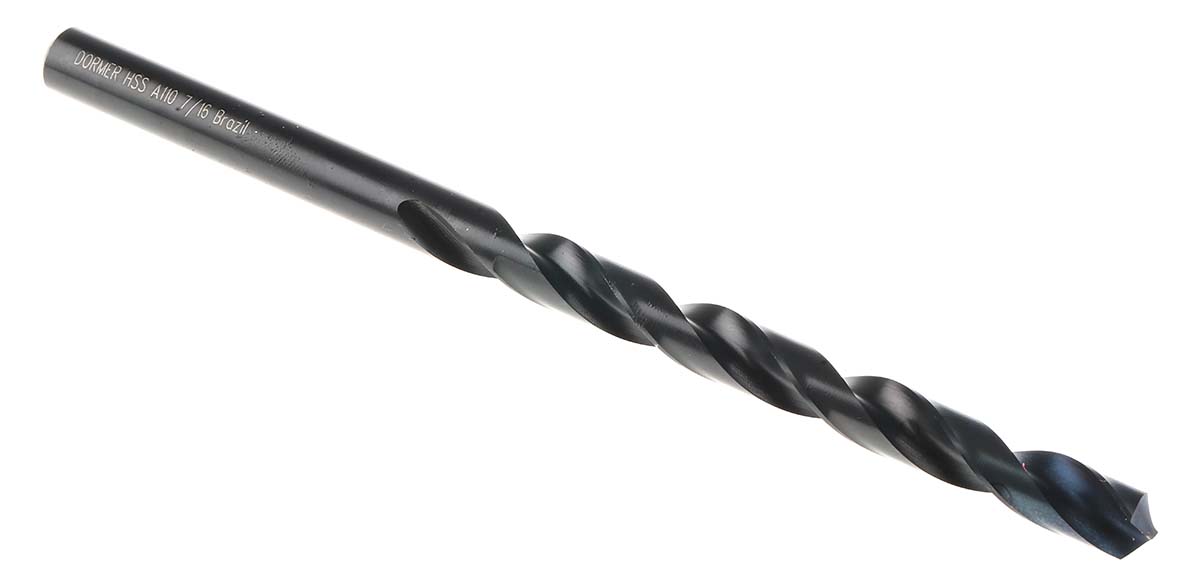 Dormer A110 Series HSS Twist Drill Bit, 11mm Diameter, 195 mm Overall