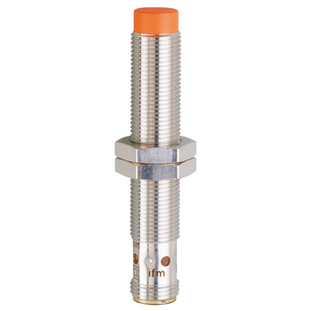 ifm electronic Inductive Threaded Barrel Proximity Sensor, M12, 4 mm Detection, PNP NO, 10 → 30 V dc