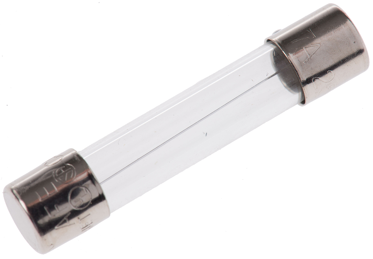 RS PRO 7A F Glass Cartridge Fuse, 6.3 x 32mm