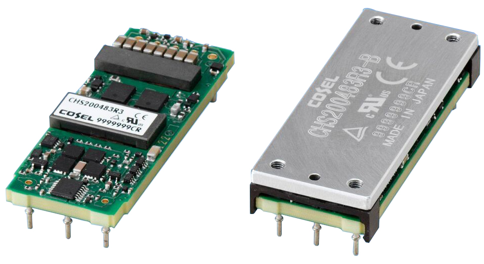 Cosel CHS DC-DC Converter, 12V dc/ 16A Output, 36 → 76 V dc Input, 192W, PCB Mount, +85°C Max Temp -40°C Min Temp