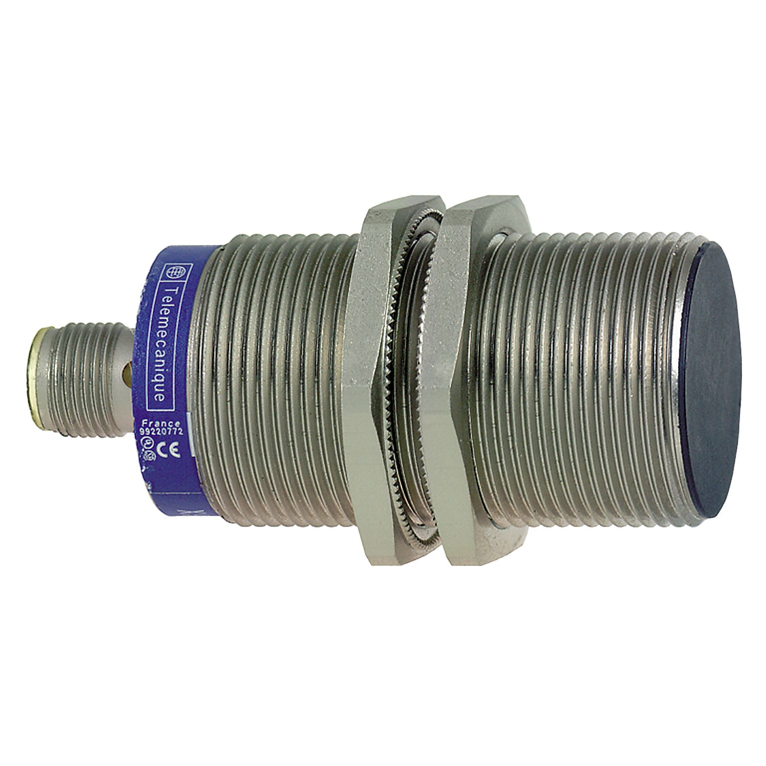 Telemecanique Sensors Inductive Threaded Barrel Proximity Sensor, M30, 10 mm Detection, 2-Wire NC, 24 → 240 V