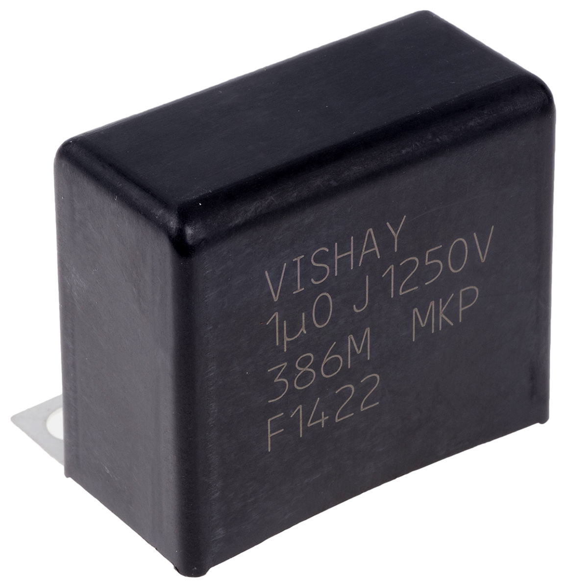 Vishay MKP386M Polypropylene Film Capacitor, 1.25kV dc, ±5%, 1μF, Screw Mount