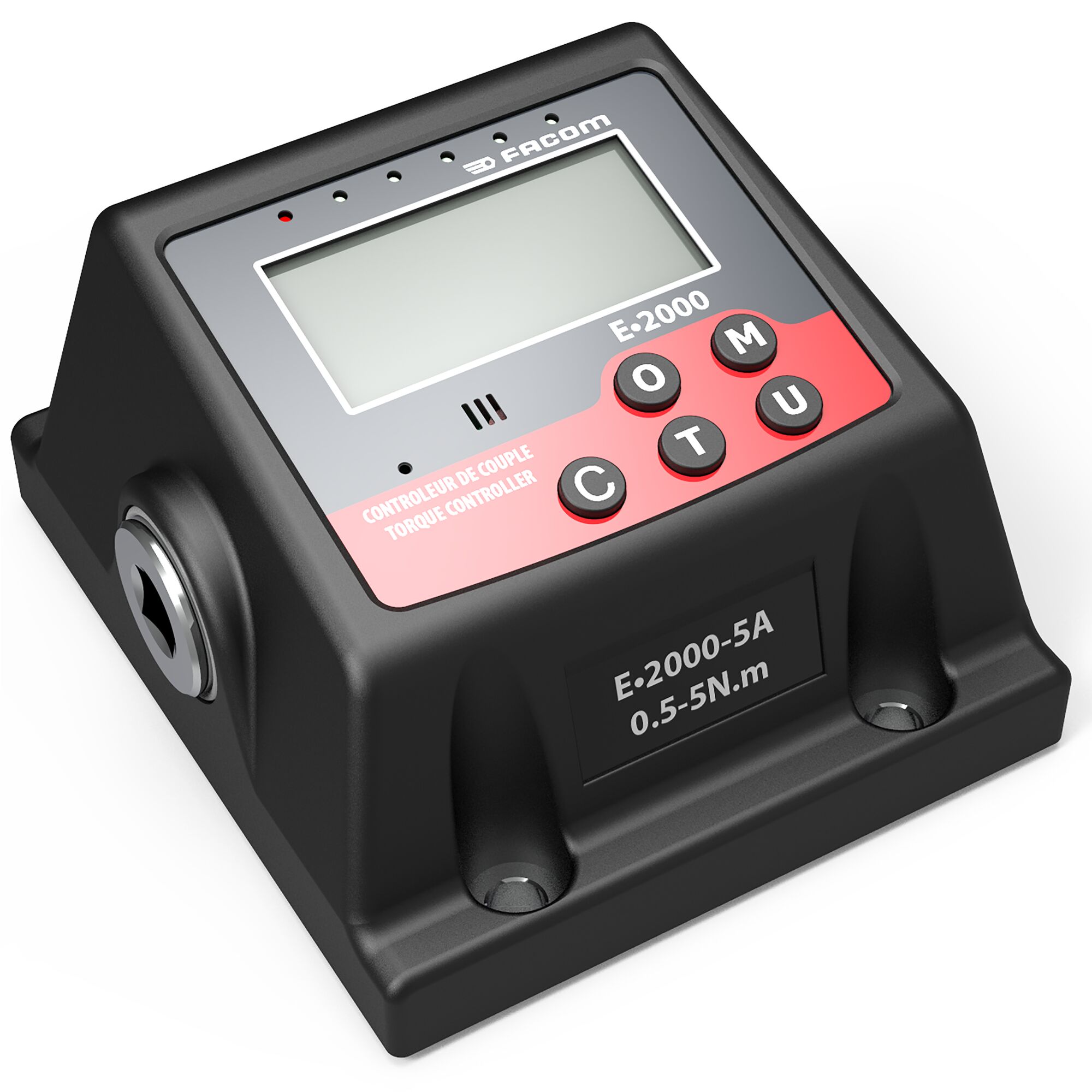 Facom Digital Torque Tester, 0.5 → 5Nm, 1/4in Drive, ±1.0 Clockwise, ±3.0 Counter Clockwise Accuracy