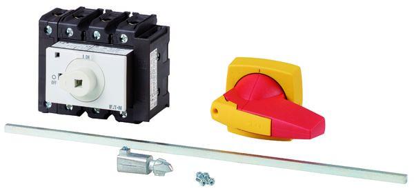 Eaton 3 pole + N Pole Rear Panel Isolator Switch - 100A Maximum Current, 55kW Power Rating, IP65 (Front)