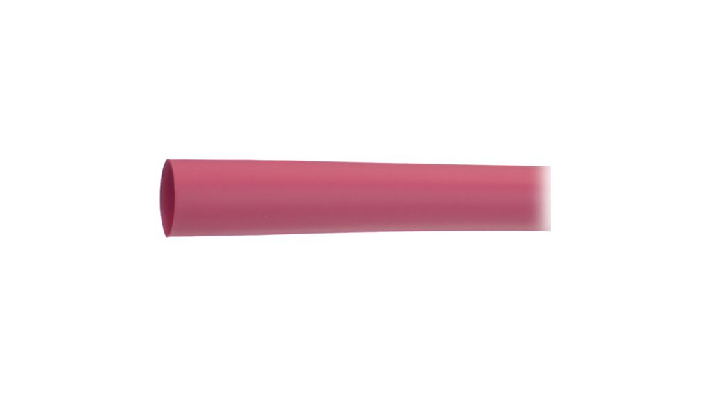 nVent RAYCHEM Adhesive Lined Heat Shrink Tube, Red 18mm Sleeve Dia. x 1.2m Length 3:1 Ratio, RNF-3000 Series