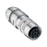 Lumberg Circular Connector, 8 Contacts, Cable, M16 Connector, Socket, Female, IP68, 03 Series