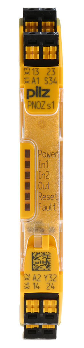 Pilz PNOZsigma PNOZ s1 C Safety Relay 24V dc, Dual-Channel 2 Safety Contacts
