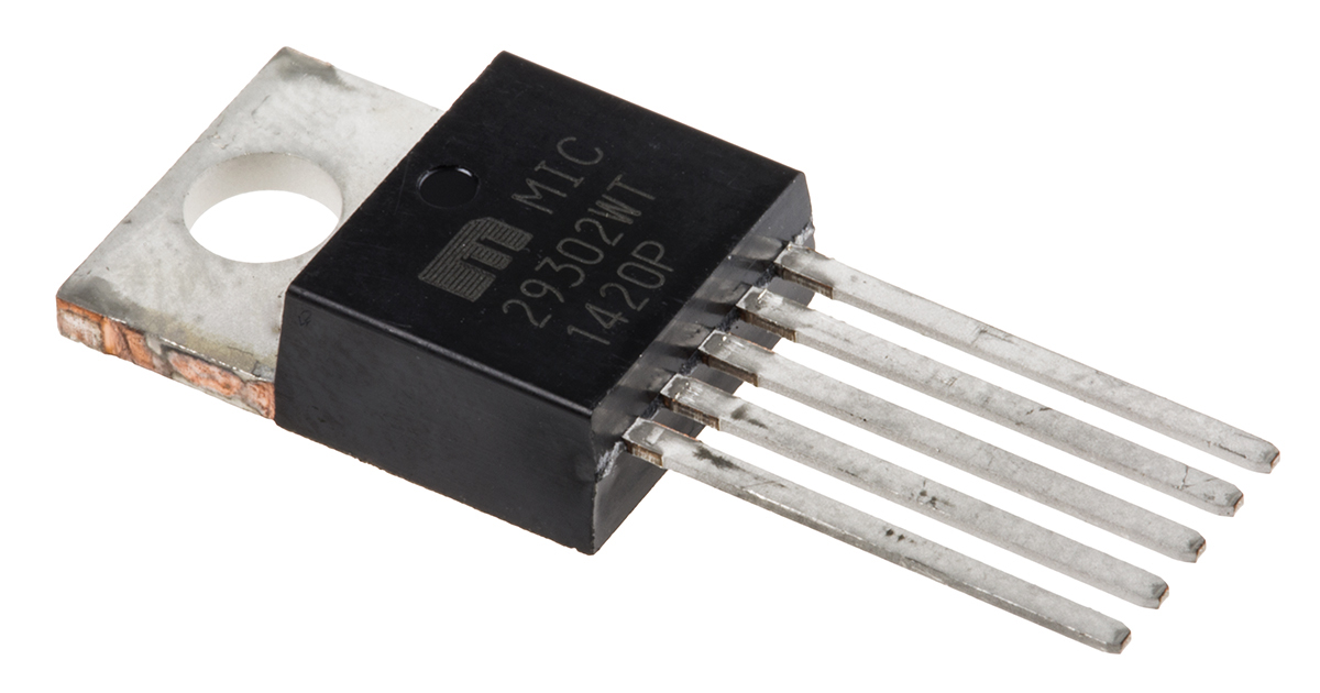 Microchip, Voltage Regulator 26V TO-220 5-Pin