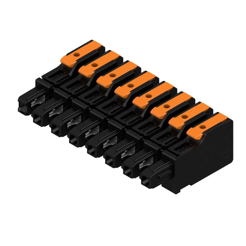 Weidmüller, 7.5mm Pitch, OMNIMATE 4.0, 7 Way, , Pluggable Terminal Block, Plug, PCB Mount, Snap In Termination,