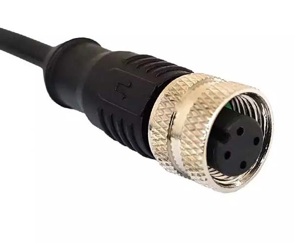 Bulgin Female 8 way M12 to Unterminated 5 way Free End Sensor Actuator Cable, 1 m