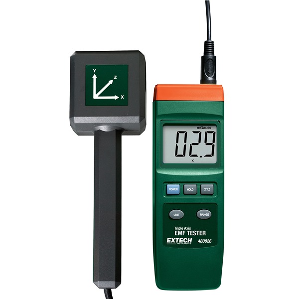Extech 480826 EMF Meter, 30 → 300Hz