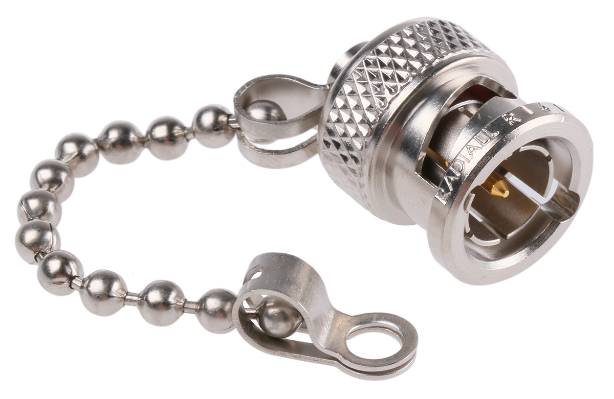 Radiall, BNC R14 Short Circuit Cap Male  Cord Included
