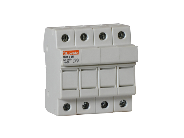 Lovato 32A Fuse Holder for 10 x 38mm Fuse, 3P, 690V ac