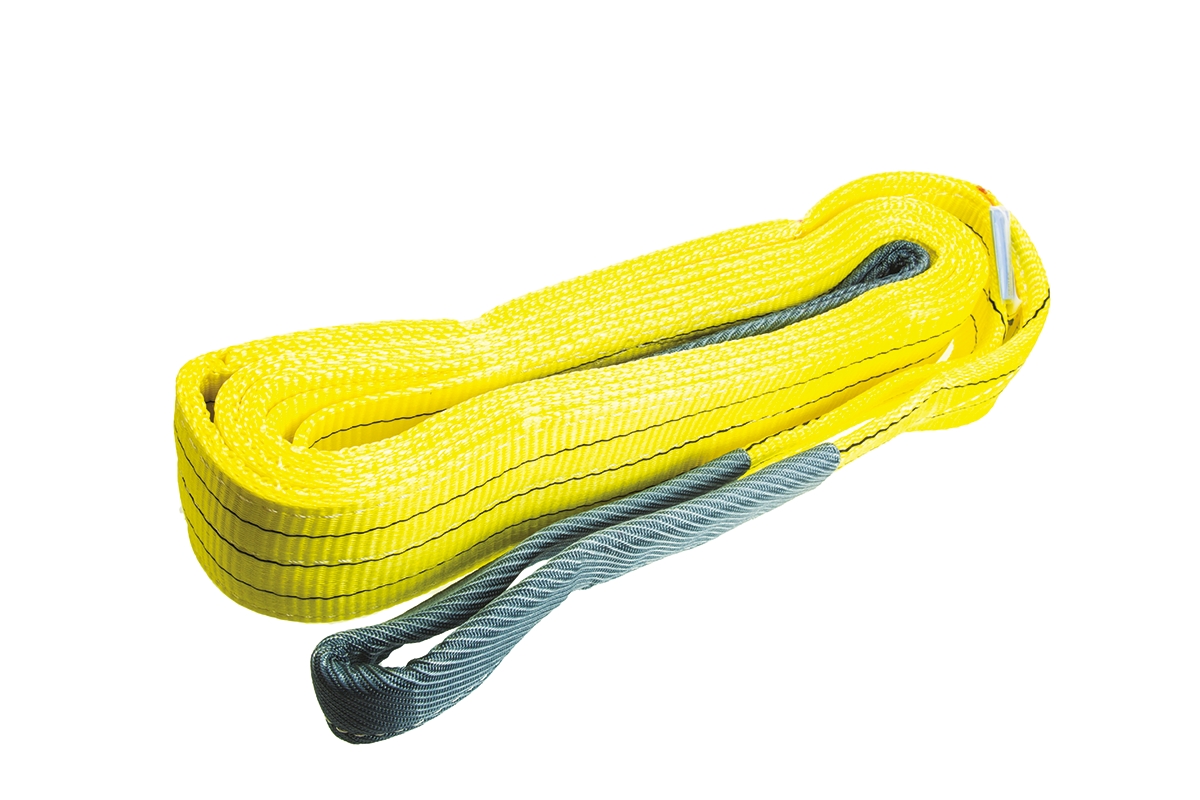 RS PRO 4m Yellow Lifting Sling Webbing, 3t