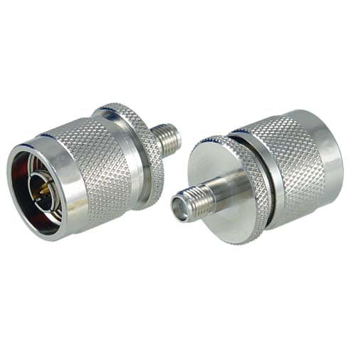 L-Com Straight Coaxial Adapter N Plug to SMA Socket 6GHz