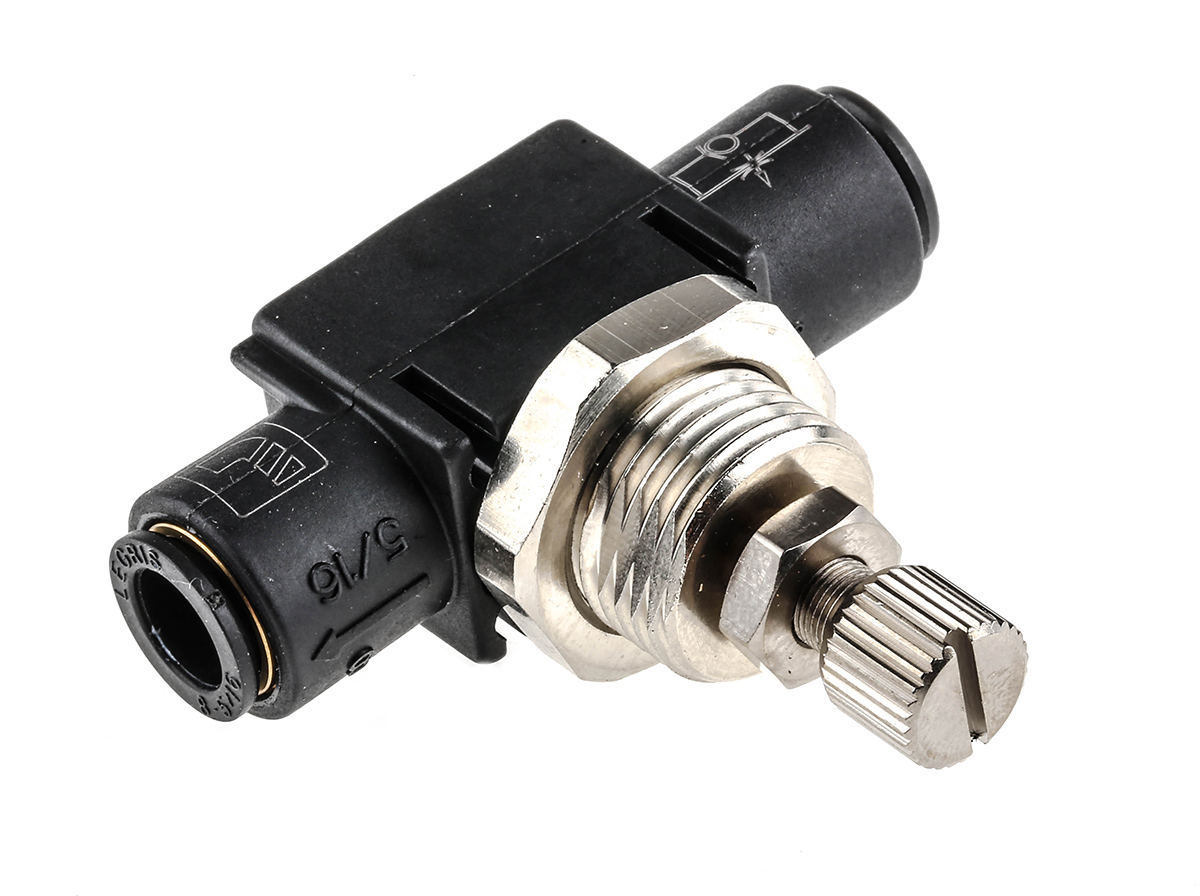 Legris 7776 Series Tube Flow Regulator, 8mm Tube Inlet Port x 8mm Tube Outlet Port
