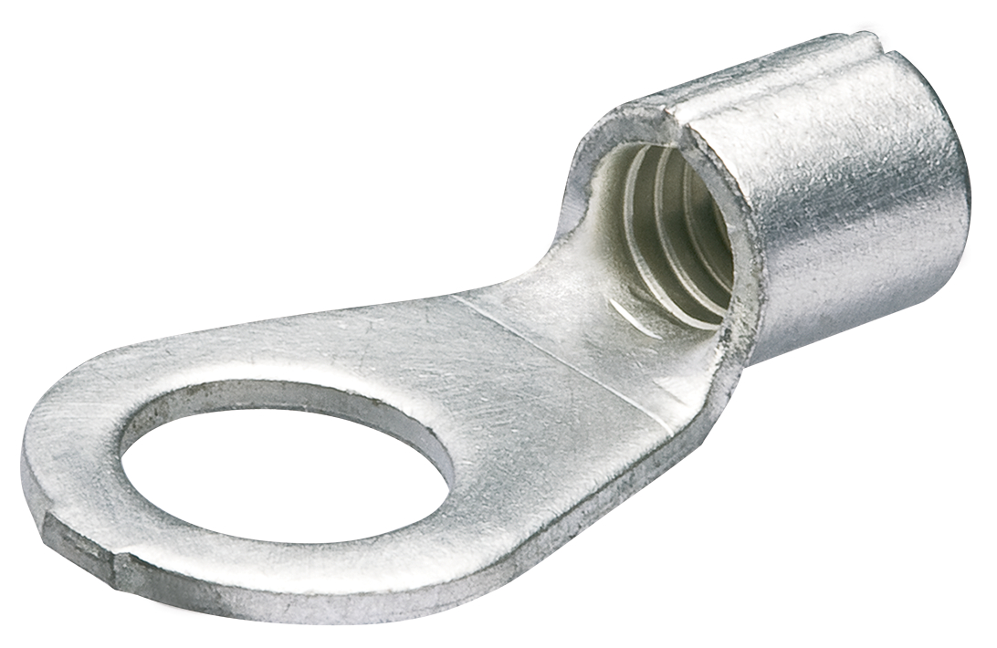 Knipex, 97 99 2 Uninsulated Ring Terminal, 5mm Stud Size, 0,5mm² to 1mm² Wire Size, Sliver