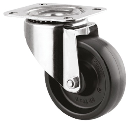 Tente Swivel Castor Wheel, 125kg Capacity, 100mm Wheel