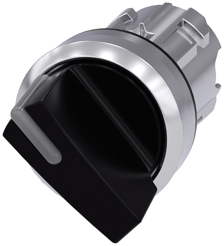 Siemens SIRIUS ACT 3SU10 Series 2 Position Selector Switch Head, 22mm Cutout