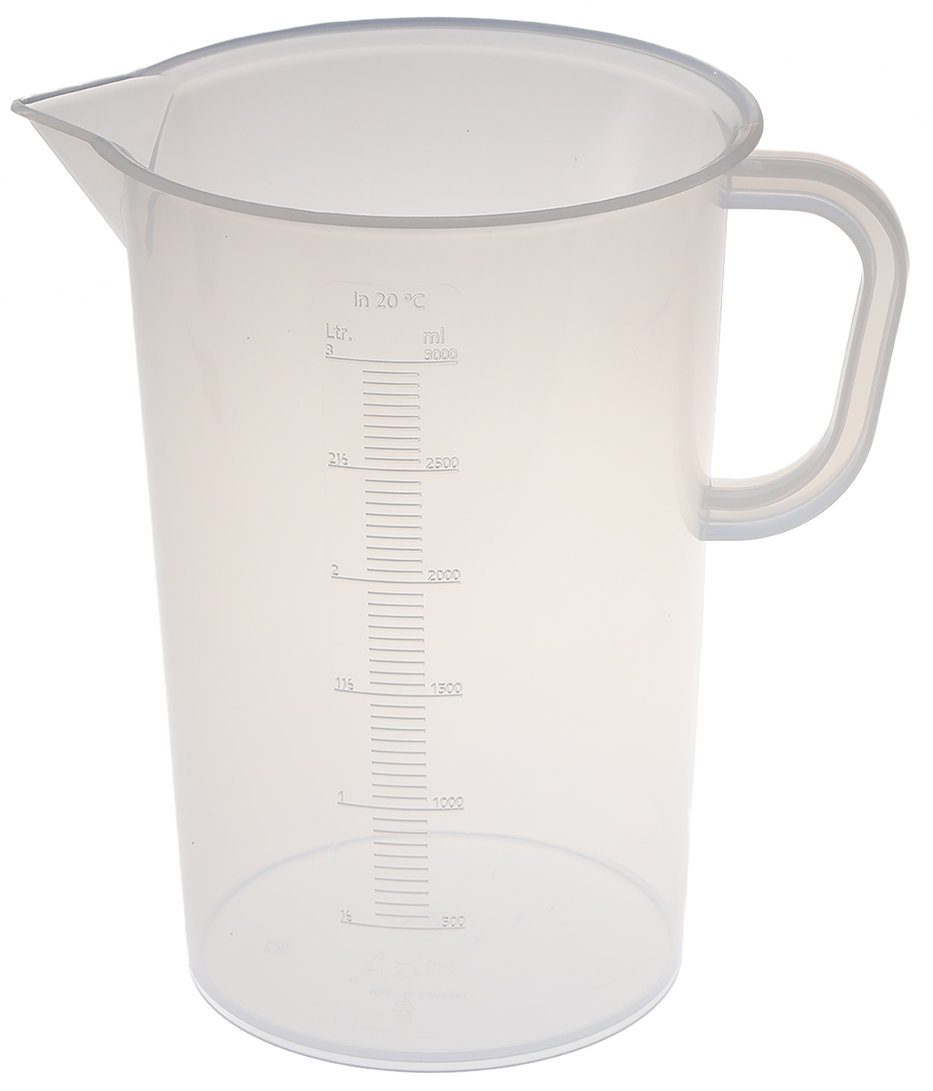 RS PRO PP 3L Laboratory Jug