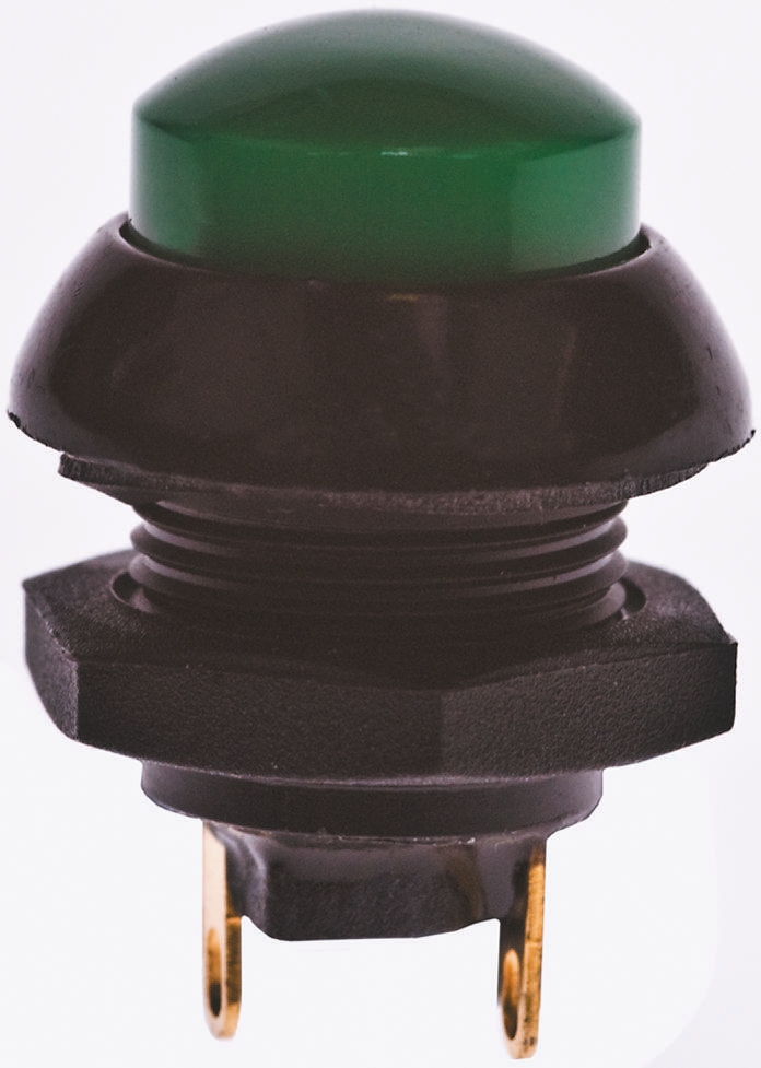 Otto Push Button Switch, Momentary, Panel Mount, SPDT, 28V dc, IP68