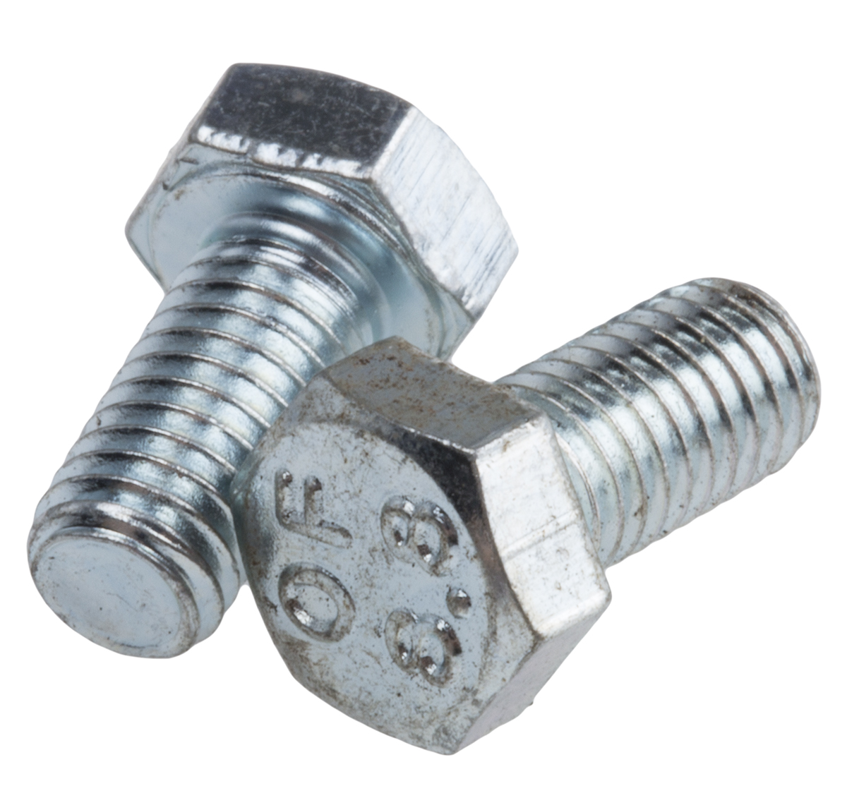 RS PRO Bright Zinc Plated Steel, Hex Bolt, M5 x 10mm