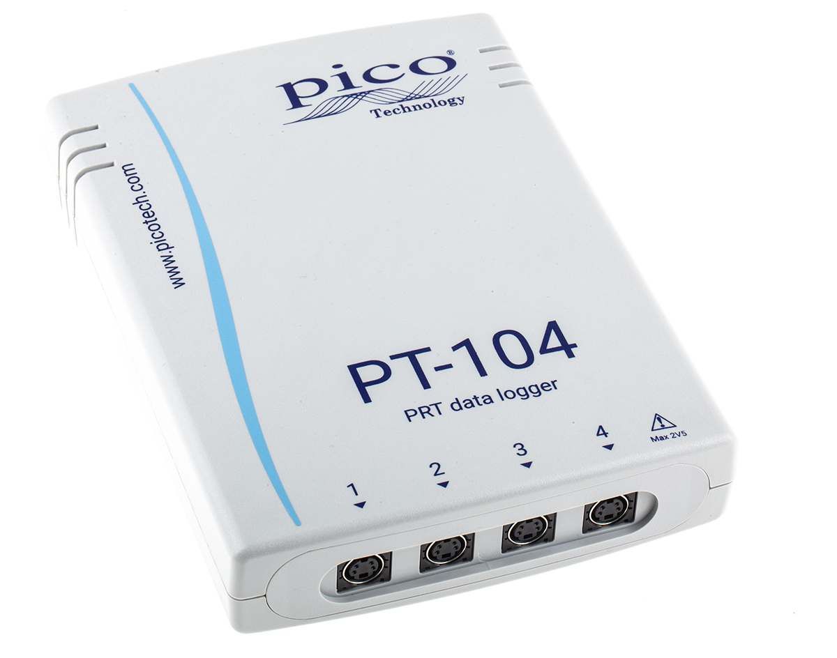 Pico Technology PT-104 Multipurpose Data Logger, Ethernet, USB, 4 Input Channel(s)
