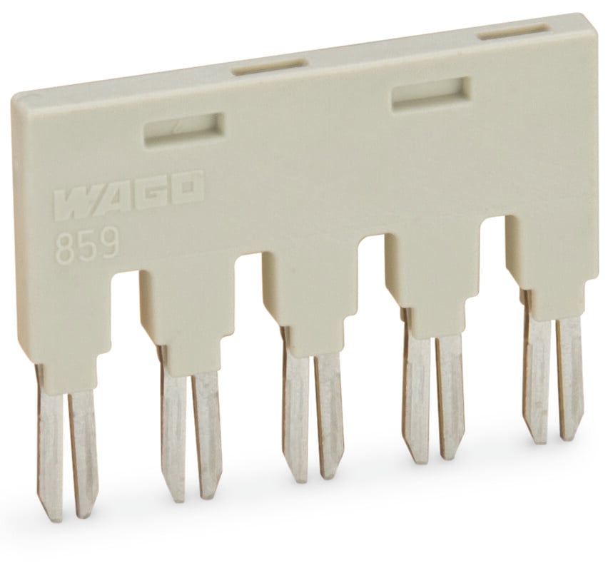 WAGO 859 Series Jumper for Use with Jumper Slot, 18A